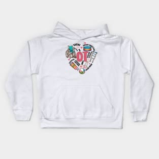 OT Valentine's Day Occupational Therapy Valentines Day OT Kids Hoodie